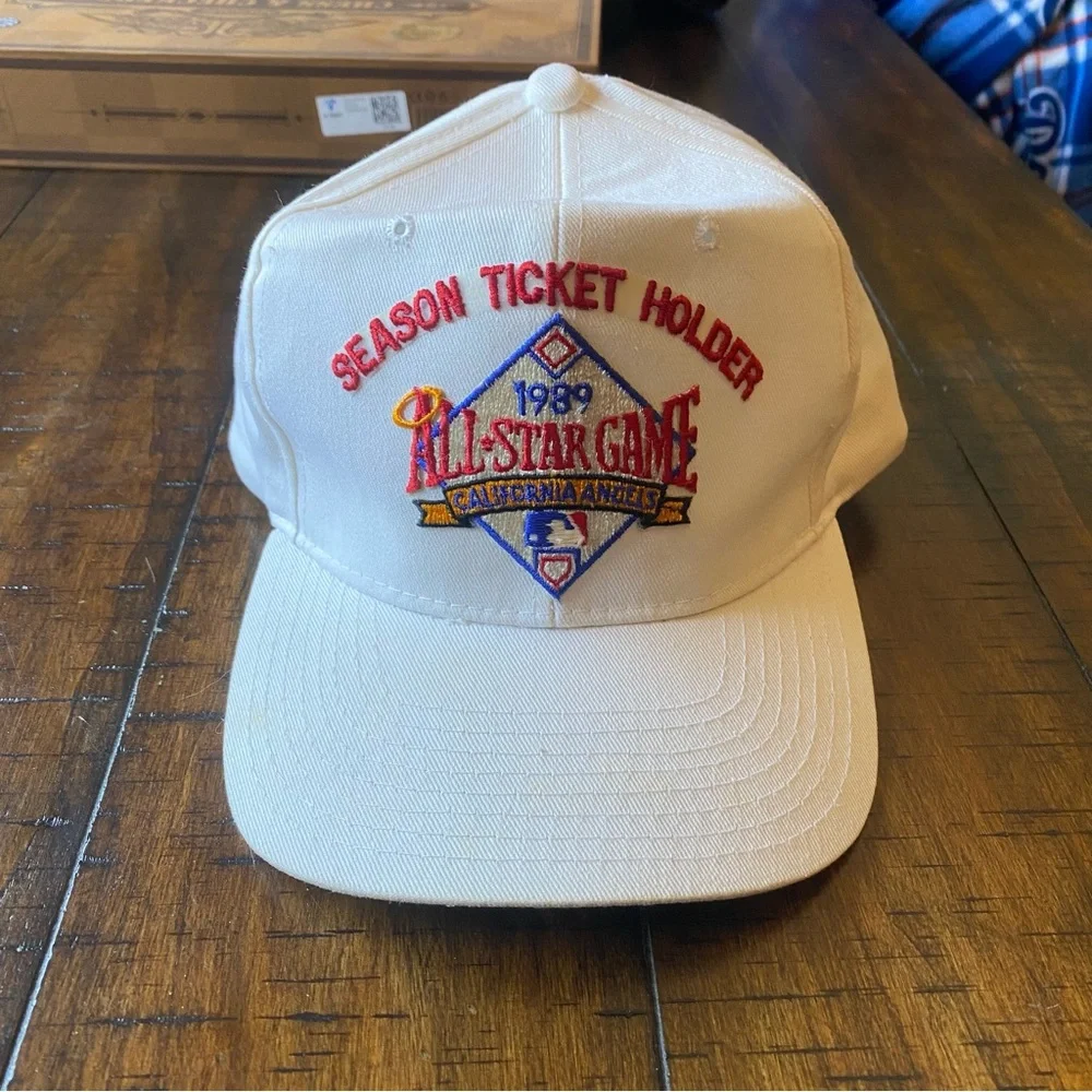 Vintage 1989 All-Star Game Season Ticket Holder Cap - Cream